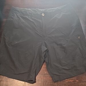 Patagonia Men’s Performance Tech Shorts - Black - Size 38 (Fair Condition)
